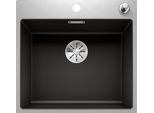 Blanco Subline 500-IF/A Steelframe Silgranit Nero