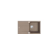 Franke Urban Ubg 611-86 Lavello In Cashmere Con Manopola Eccentrica In Acciaio Inox / Dimensioni Del Foro 840 X 480 Mm R15 / Lavello In Granito