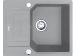 Franke Urban Ubg 611-62 Lavello In Steeing Grey Con Selettore Centrale In Acciaio Inox / Dimensioni Del Foro 600 X 480 Mm R15 / Lavello In Granito