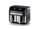 Ariete Friggitrice Ad Aria 9L Doppio Cestello 11 Programmi Nero Silver