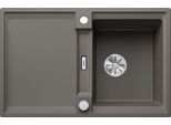 Blanco Adira 45 S Lavello Da Incasso Silgranit Grigio Vulcanico Da 45 Cm Con Scarico Telecomandato, Con Accessori