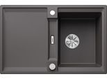 Blanco Adira 45 S Lavello Da Incasso Silgranit Grigio Roccia Da 45 Cm Con Telecomando Di Scarico, Con Accessori