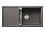 Blanco Adira Xl 6 S-F Lavello Da Incasso Silgranit Grigio Vulcanico Da 60 Cm Con Comando A Distanza Dello Scarico, Con Accessori