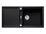 Blanco Adira Xl 6 S Lavello Da Incasso Silgranit Nero Da 60 Cm Con Scarico Telecomandato, Con Accessori