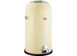 Wesco MüLleimer Kickmaster, Abfallsammler, Tretabfallsammler, Stahlblech, Mandel, 33 L, 184631-23