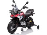 Elektro-Kindermotorrad 12V - BMW F850 GS - 3 bis 6 Jahre - EVA-Räder - Rot