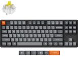 Tastiera Meccanica Keychron K8 Max Qmk Kabelloss, Hot-Swap, Layout Qwerty Us, Retroilluminazione Rgb, Keychron Super Banana K8M-J4