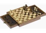 Goki 56919 Set Di Scacchi Magnetici Con Cassetti, Naturale