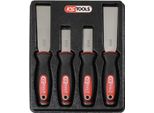 Ks Tools Acciaio Inox Set Di Scalpelli Per Raschiare 4 Pezzi - 907.2210