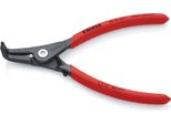 Knipex 49 41 A21 Pinza Di Precisione Per Anelli Esterni Su Alberi Rivestiti In Plastica Antiscivolo Grigio Atramentata 165 Mm