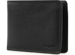 Bugatti Portafoglio Simbiosi Coin Wallet 8CC Black Nero