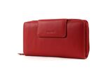 Bugatti Portafoglio Vertice Ladies Zip Wallet With Strap 24CC Red Rosso