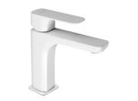 Sapho Spy - Miscelatore Monocomando Per Lavabo Senza Scarico, Bianco Opaco PY02/14