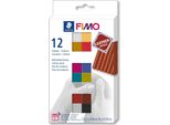 Fimo 8013 C12-2 Set Di Argilla Da Modellare Fimo Effetto Pelle, Set Di 12 Pezzi