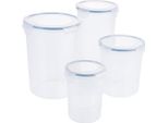 Barattolo Per Alimenti Contacto 440 Ml, Plastica, Ø 8 X H11,5 Cm, Alto, Impilabile, Ermetico/Impermeabile, Chiusura A Scatto, Adatto A Microonde/Congelatore