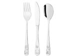 Set Di 3 Posate Per Bambini Carl Schmidt Sohn-Michelangelo, Acciaio Inossidabile 18/10, 16 Cm, Argento