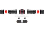 Goobay 44415 Connettore Per Cavo Di Rete Da Esterno (IP68), Cat 6 Utp Non Schermato - Antipolvere E Impermeabile, Morsettiera Per Montaggio Lsa (Senza Attrezzi)