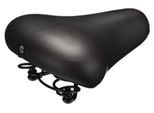 Selle Comfort City Sella Da Bicicletta Economica Con Stelo In Schiuma Nero