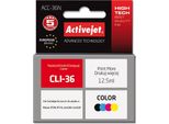 Activejet ACC-36N Ink Cartridge (Replacement For Canon CLI-36; Supreme; 12.5 Ml; Colour)