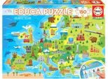 Educa - Mappa Dell'europa 150 Pezzi Puzzle