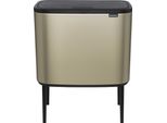 Cestino Brabantia Bo Touch Bin Colore Champagne, 11 + 23 L