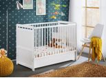 Lettino Per Bambini Con Spazio Di Archiviazione Nae - 60X120, Bianco