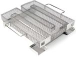 Wiltec Bbq Sparbrand 22,5X22,5X5,5Cm Generatore Di Fumo Freddo In Acciaio Inox, Tempo Di Combustione Fino A 8 H, Generatore Di Fumo Freddo Per Affumicatore A Freddo