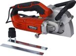 Wiltec Wall Chaser 1350 W Con 2 Dischi Da Taglio Diamantati Ø125 Mm, Fresa A Fessura Wall Chaser Con Adattatore Per Aspirapolvere, Larghezza 8-26 Mm, Profondità Max. 30 Mm