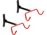 Wiltec Set Di 2 Staffe Da Parete Per Biciclette Pieghevoli 40X27X20 Cm Fino A 2X30 Kg Per Il Montaggio Sul Telaio, Supporto Per Biciclette Fino A 30 Kg Per Gancio Per Bicicletta