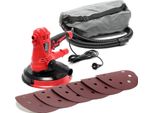 Levigatrice Per Cartongesso Wiltec 1280 W, Levigatrice Per Pareti, Levigatrice Per Soffitti Con Disco Di Levigatura Da 215 Mm, Levigatrice Con Aspirazione Della Polvere E Accessori Completi