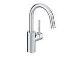 Kludi Bozz Mitigeur Monocommandé Pour Lavabo, Hauteur De Bec 185Mm, Bec Pivotant, Sans Garniture D'éCoulement, 380280576, 380280576