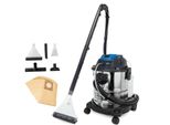 Aspirapolvere Scheppach Sprayvac20 A Spruzzo E A Lavaggio | 5 Funzioni In 1: Aspirazione A Secco E A Umido, Spruzzatura, Soffiaggio, Filtraggio | 1600W | 20 L | Accessori Inclusi