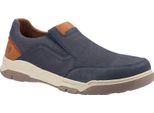 Hush Puppies - Scarpe Da Uomo "Fletcher"", Pelle FS7672 (40,5 Eu) (Blu Navy/Marrone Chiaro)"