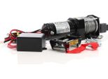 Xpotool Argano Elettrico A Fune 1587 Kg 12V, Argano A Fune Con Cavo D'acciaio Da 10,5 M, Argano Motorizzato Da 1,5 Cv Per Fuoristrada, Paranco Per Veicoli, Rimorchi E Barche
