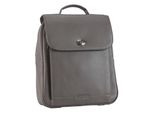 Leonhard Heyden Pelle Zaino Nizza City Backpack Taupe Grigio Talpa