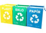 Sada Sixtol TašKy Na TříDěNý Odpad Sortt Easy 3 Basic, 30 X 30 X 40 Cm, 3 X 36 L, 3 Ks