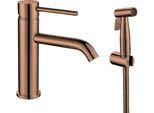 Sapho Rhapsody - Miscelatore Per Lavabo Con Doccetta, Rame 1209-09PG