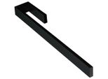 Dieter Knoll Handtuchhalter, Schwarz, Metall, 5.5x3x39 cm, Badaccessoires, Duschzubehör, Handtuchhalter