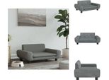 Vidaxl Letto Per Cani Grigio Scuro 70X45X33 Cm In Velluto - Letti Per Cani