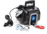 Xpotool Argano Elettrico A Cavo 12V 450W Fino A 2267 Kg, 1,38 M/Min, Argano A Motore Con Trazione A Cavo, Argano Elettrico A Cavo Con Gancio E Piastra Di Montaggio