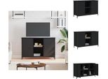 Mobile Tv Vidaxl Nero 100X35X65 Cm In Legno - Mobili Tv