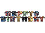 Justice League - Striscione Fuso, Buon Compleanno SG34110 (Taglia Unica) (Colorato)