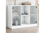 Vidaxl Credenza Bianca 102X37X75,5 Cm Materiale A Base Di Legno