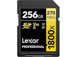 Scheda Sdxc Lexar 256 Gb 1800X Pro 270 Mb/S Classe 10 UHS-II U3