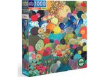 Eeboo Puzzle Quadrato Ciottoli 1000 Pezzi
