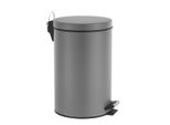 Pattumiera A Pedale - 14 L - Metal Gris