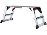 Piattaforma Di Lavoro Pieghevole In Alluminio Wiltec, Piattaforma Di Lavoro Mobile Con Superficie Di Lavoro Di 95 X 30 Cm, Sgabello Per Costruzioni A Secco, Ponteggio Portatile