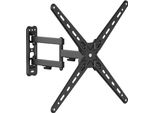 Supporto Tv Wiltec 13"-55"", Supporto Tv A Parete Orientabile Fino A 25 Kg, Supporto Tv Salvaspazio, Supporto Tv A Parete Di Facile Installazione"