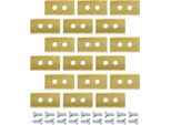 Set Di Lame Per Tosaerba Robot Wiltec Titan V2 35 X 18 Mm - 18 Pezzi - Lame Per Tosaerba Robot, Lame Di Ricambio Per Tosaerba Compatibili Con Vari Modelli
