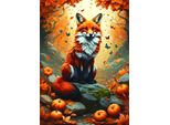Puzzle Alipson Volpe E Farfalle - 500 Pezzi - Giocattolo Colorato